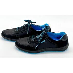 NWOT SAS Comfort Sneakers Black w Blue Accent - Retail $215
